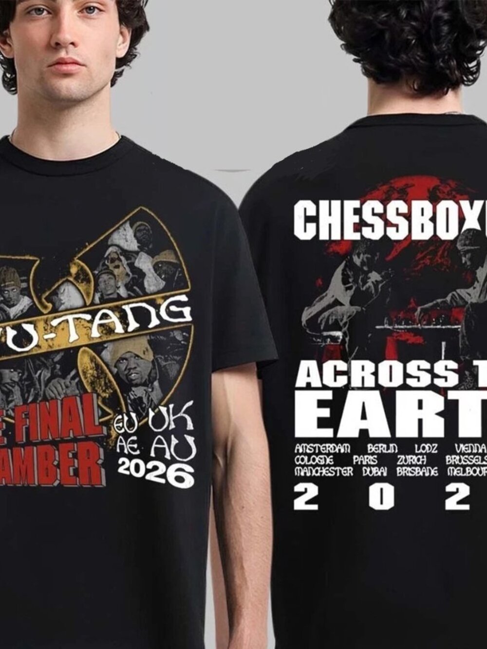 Wu Tang Clan The Final Chamber 2026 Tour Dates T-Shirt